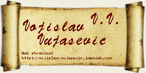Vojislav Vujašević vizit kartica